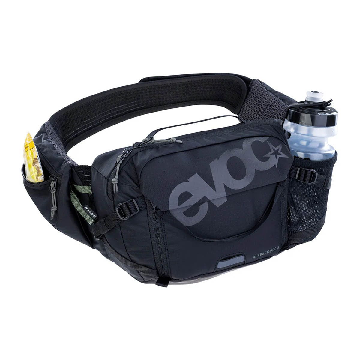 EVOC, Hip Pack Pro 3 +1.5L Bladder, Hip Pack, 3L, Included (1.5L), Dusty Pink/Carbon Grey EVOC