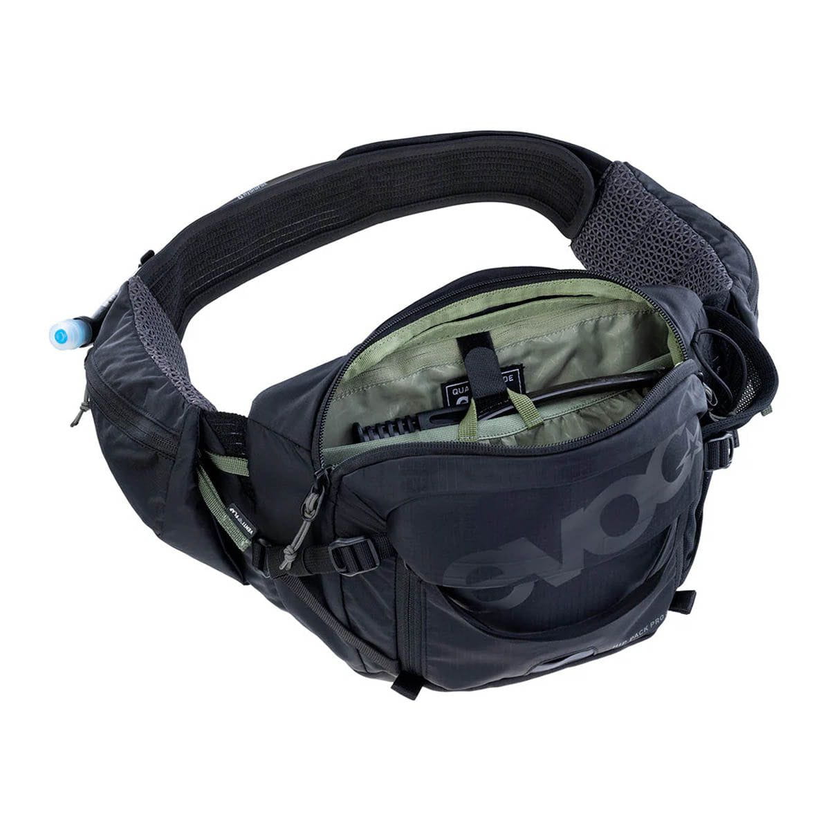 EVOC, Hip Pack Pro 3 +1.5L Bladder, Hip Pack, 3L, Included (1.5L), Dusty Pink/Carbon Grey EVOC