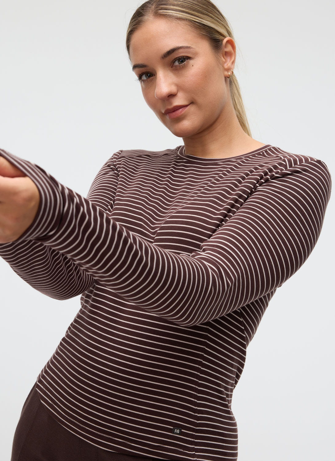 FIG *26W*  Blair Crew Neck Top FIG