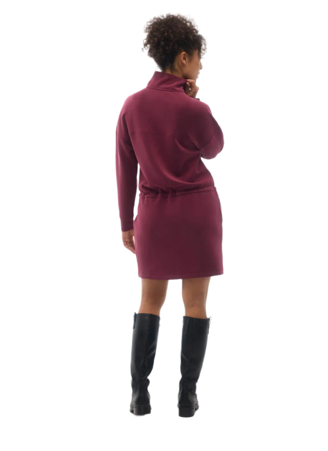 Women's Aurora 1/4  Zip Dress FIG