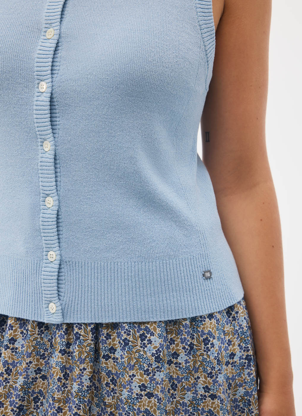 FIG Sleeveless Top Women's Evelyn Sweater Vest