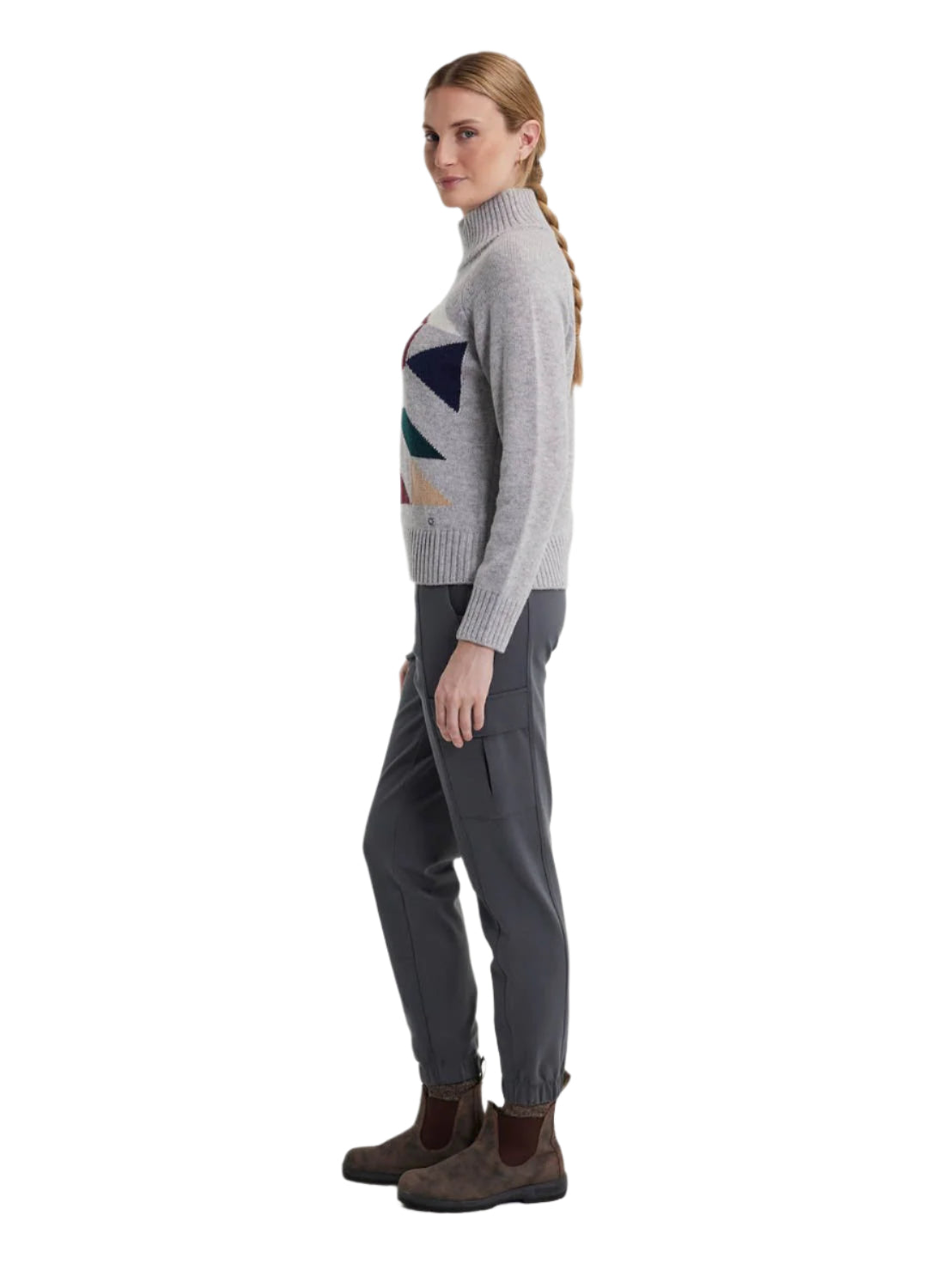 Women's Laurel Intarsia Sweater FIG