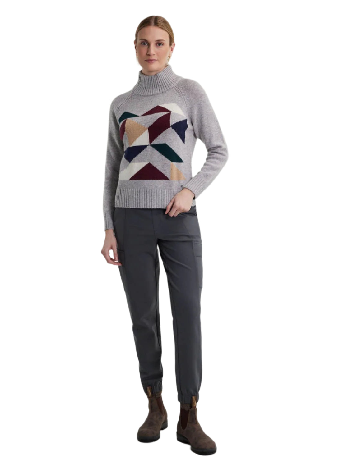 Women's Laurel Intarsia Sweater FIG