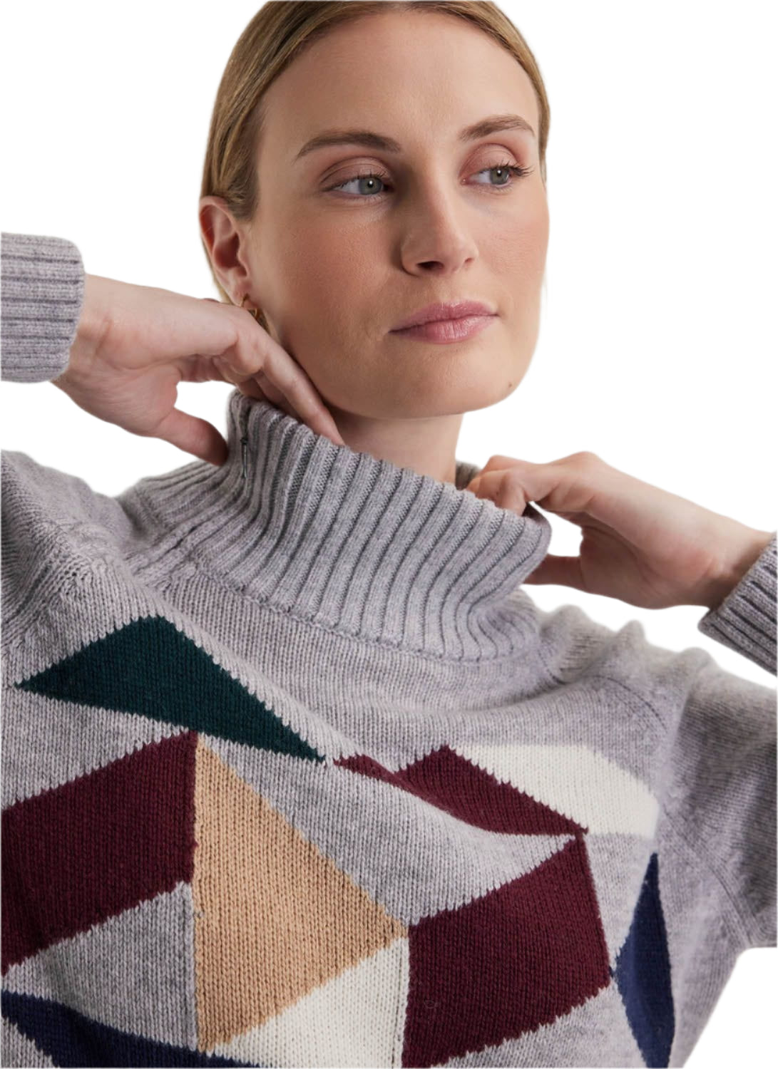Women's Laurel Intarsia Sweater FIG
