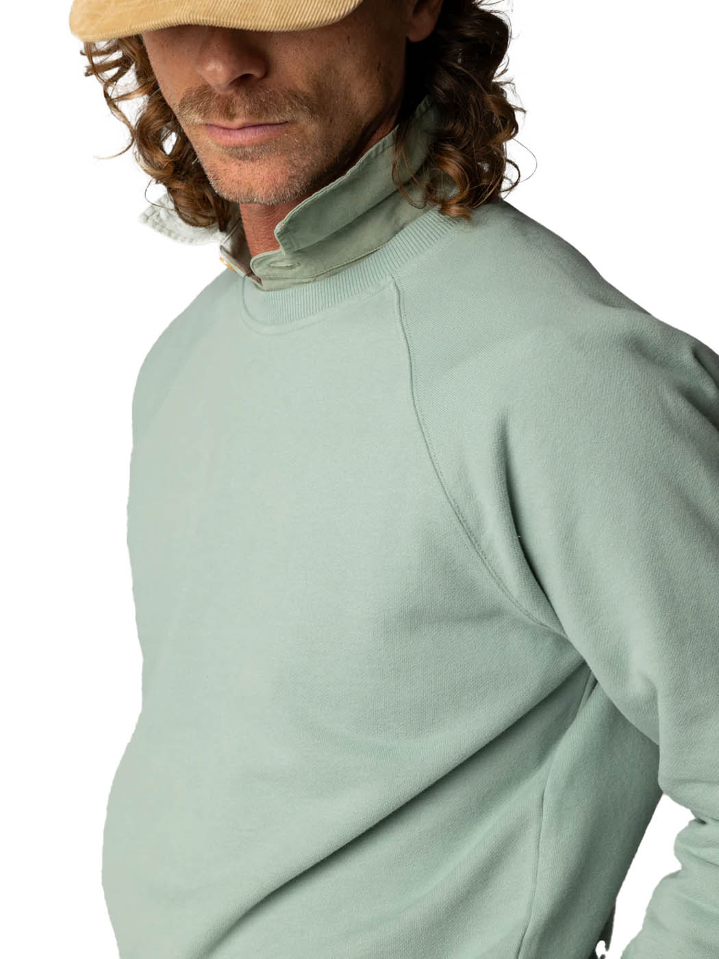 Finisterre Crewneck Men's Coho Sweatshirt