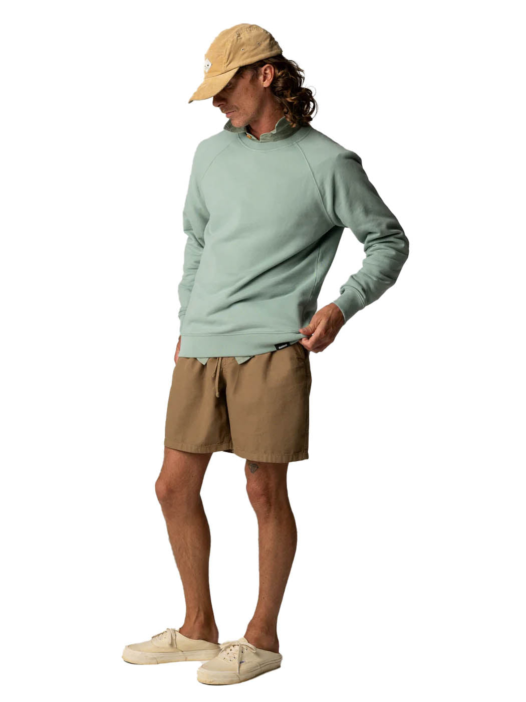 Finisterre Crewneck Men's Coho Sweatshirt