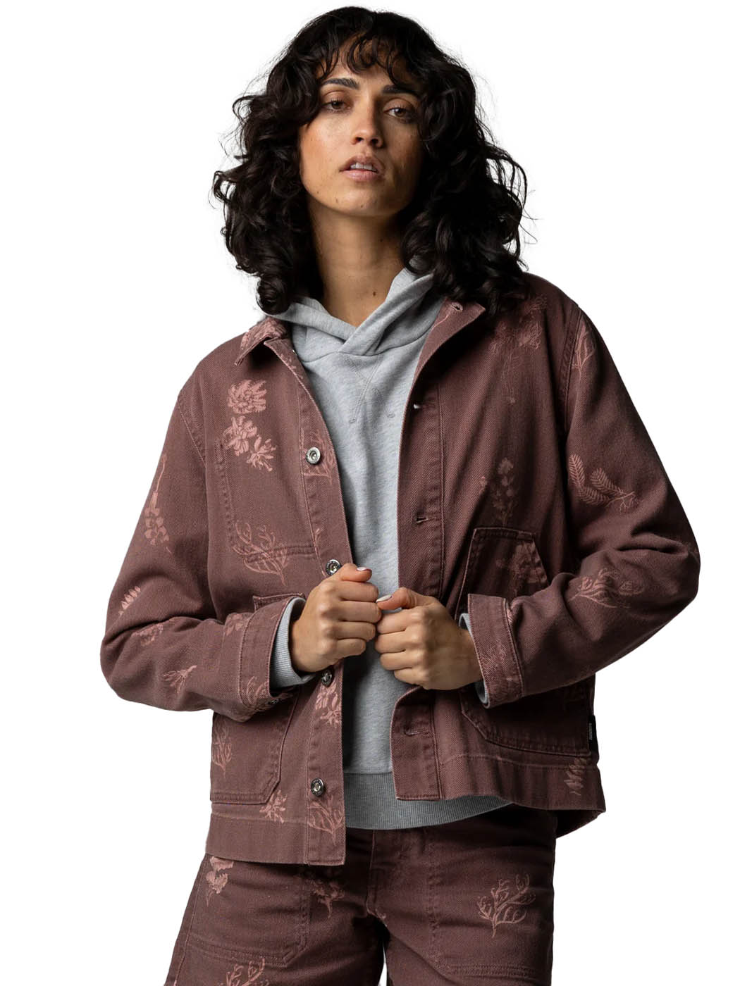 Women's Floral Marine Yarrel Printed Jacket Finisterre