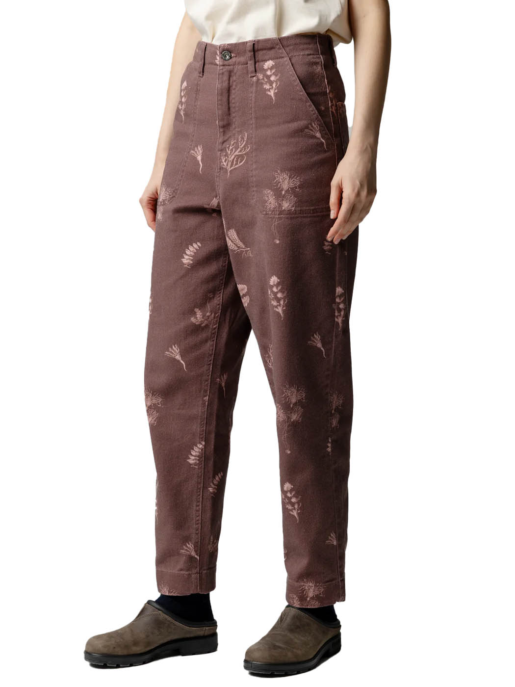 Finisterre Pants Women's Floral Marine Yarrel Printed Trouser