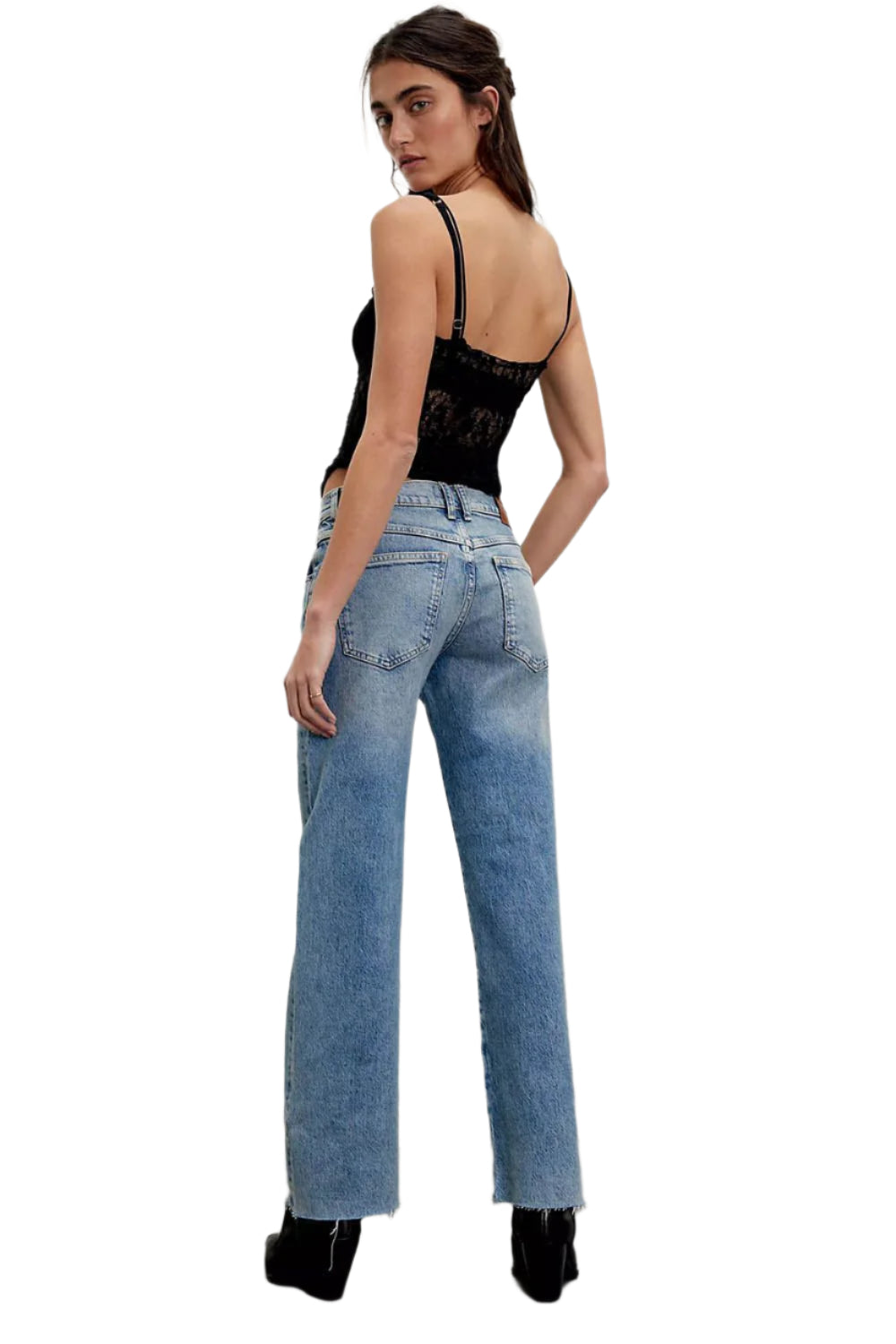 Women's Risk Taker Mid-Rise Straight Free People