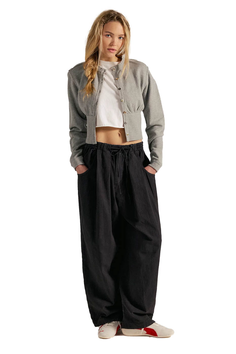 Free People CLOTHING - Women - Apparel - Pant Free People *26S* Chambers Laid Back Pull On Pant