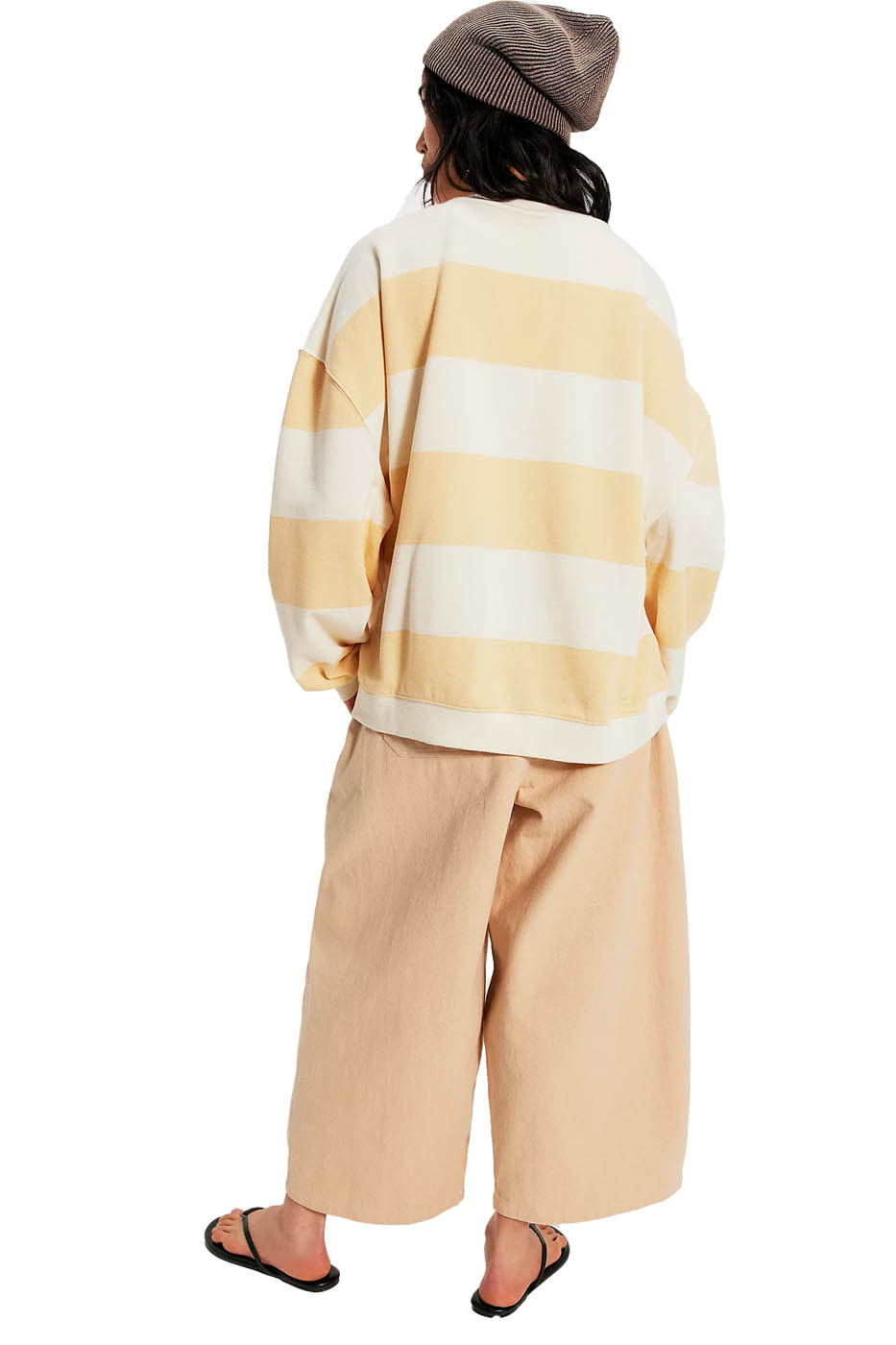 Free People CLOTHING - Women - Apparel - Top Free People *26S* Classic Stripe Crew Wide
