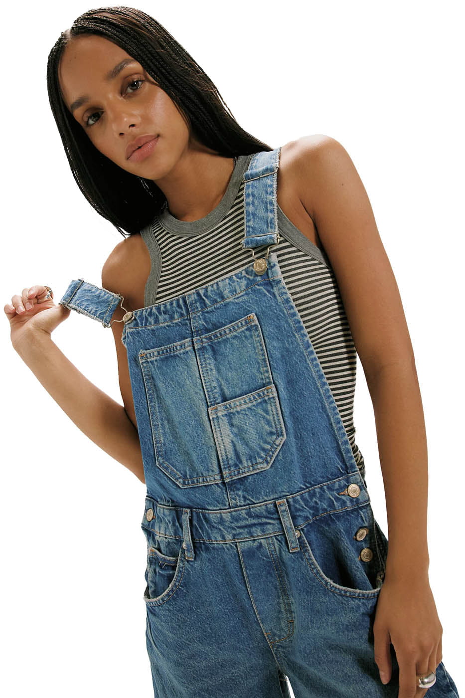 Free People CLOTHING - Women - Apparel - Jumpsuit Free People *26S* Good Luck Overall