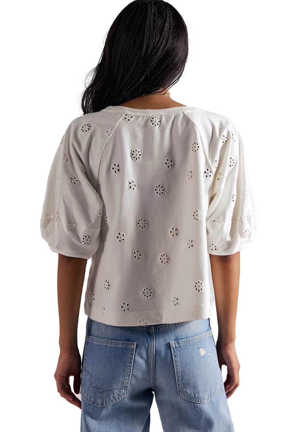 Free People CLOTHING - Women - Apparel - Top Free People *26S* Jessie Eyelet Tee