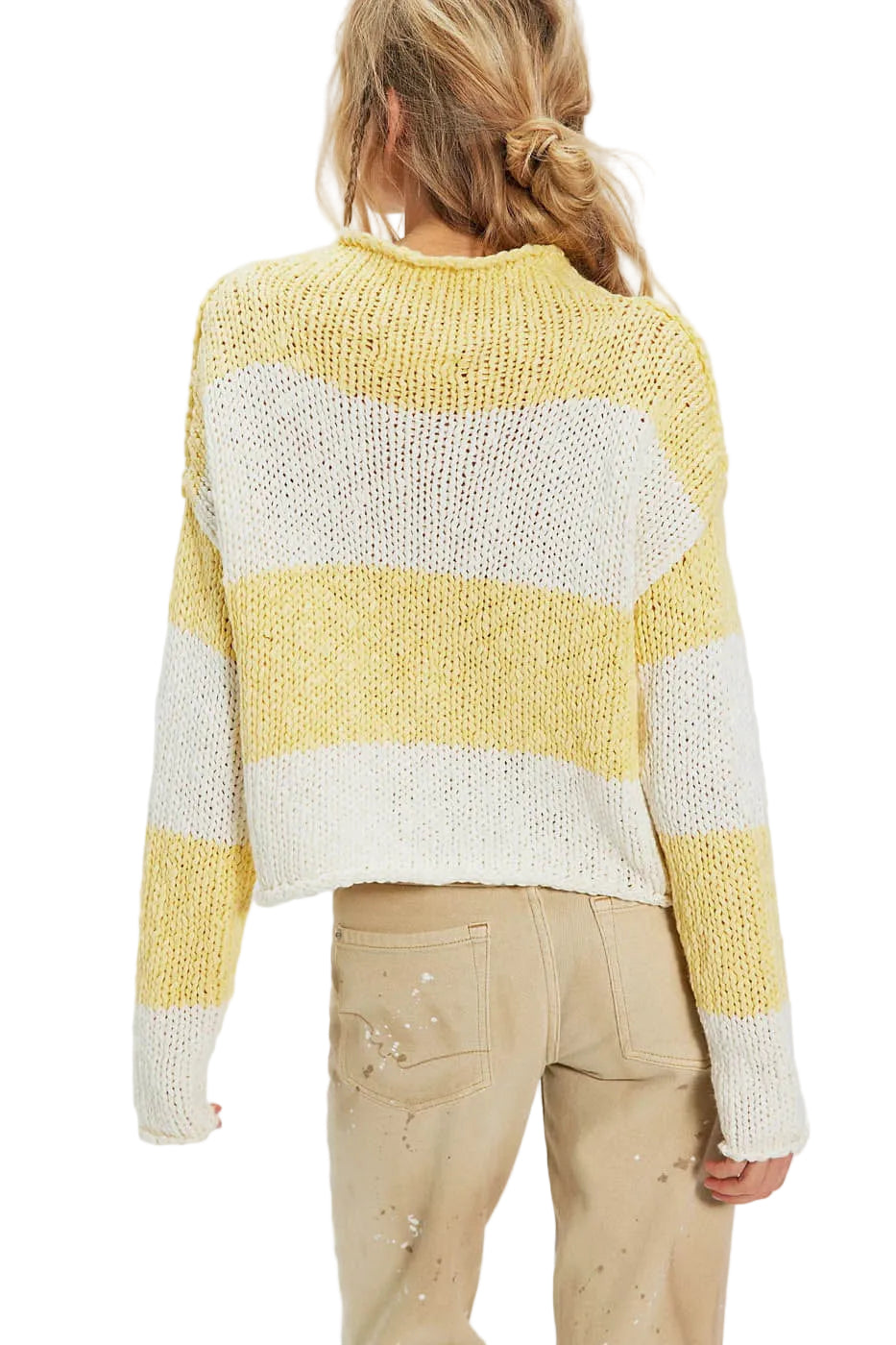 Free People CLOTHING - Women - Apparel - Top Free People *26S* Opal Rugby Stripe Sweater