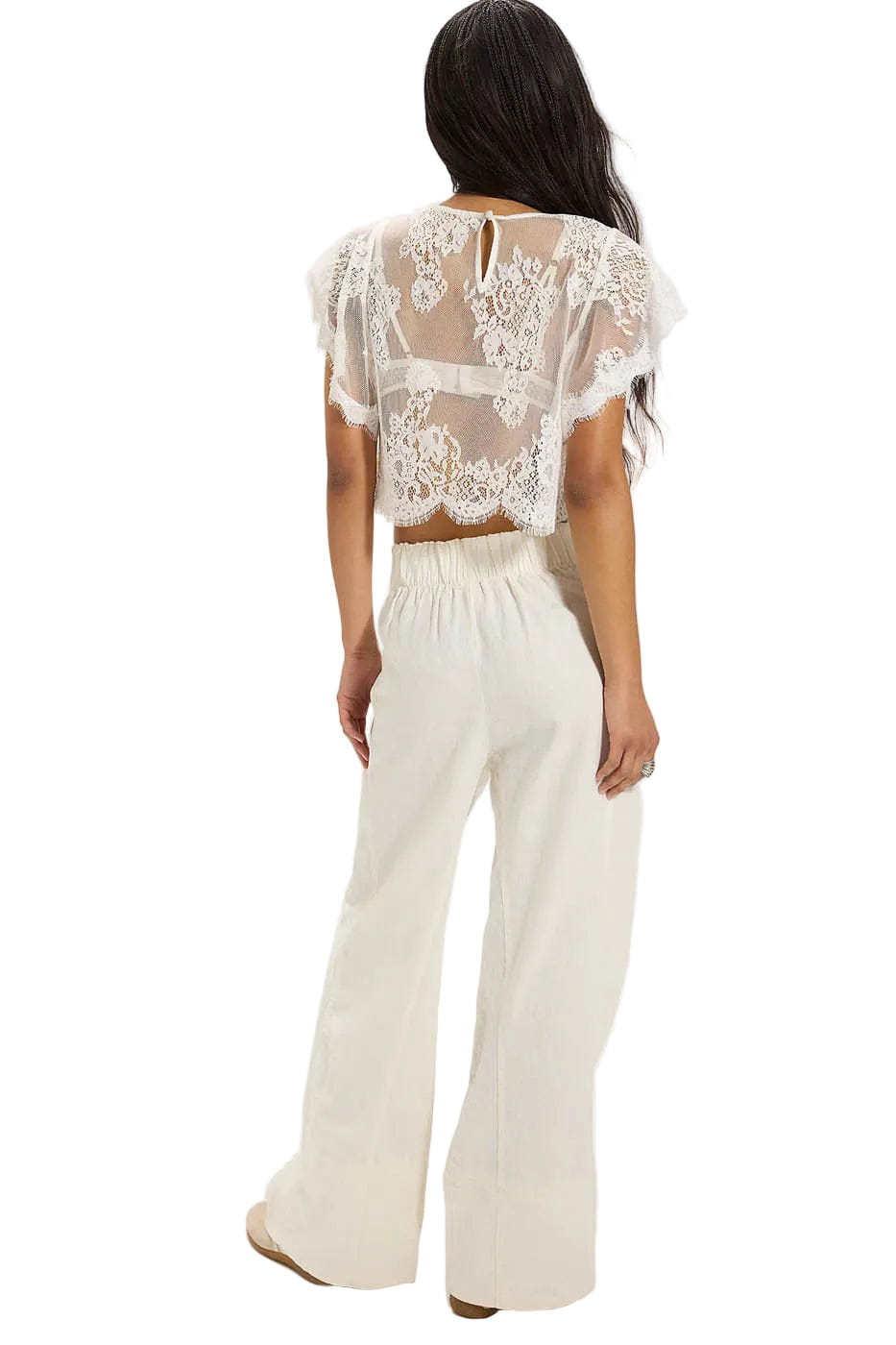 Free People Pants Women's Days End Linen Pull On