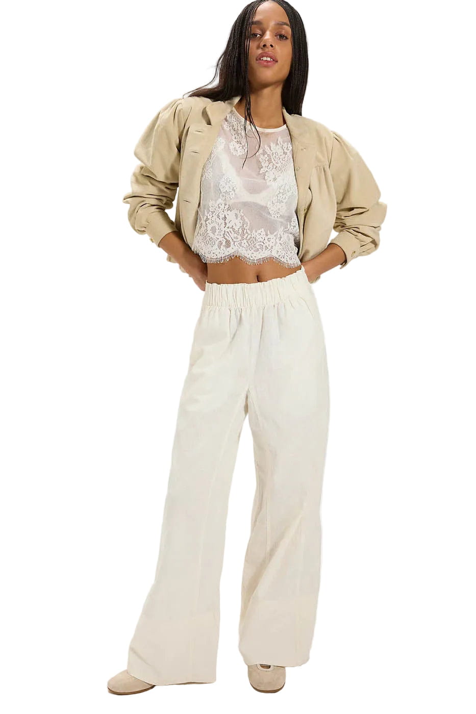 Free People Pants Women's Days End Linen Pull On