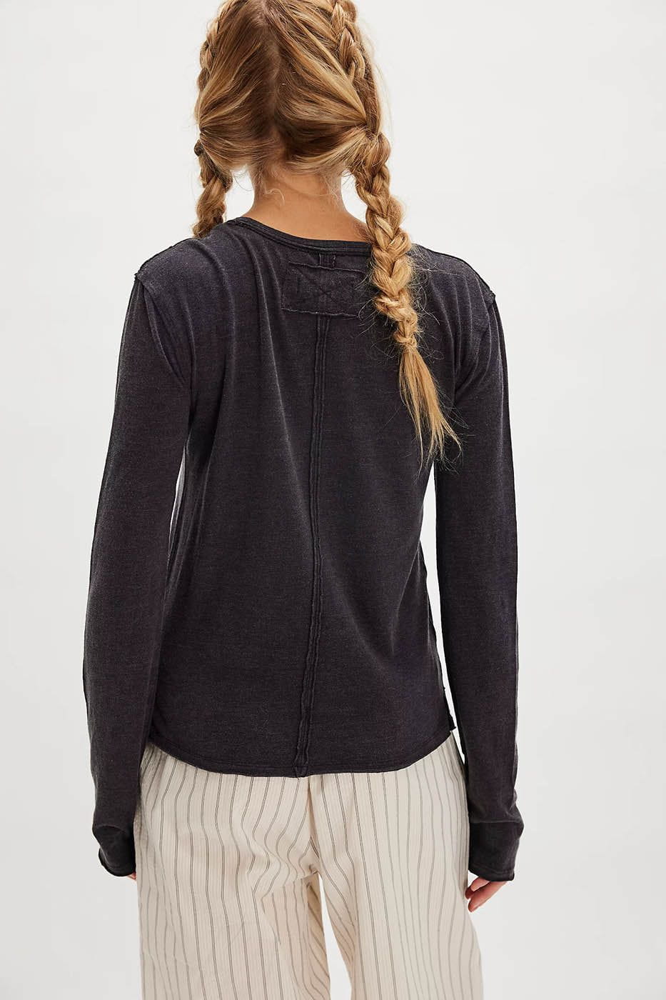 Free People Long Sleeve T-Shirt Women's Nova Tee