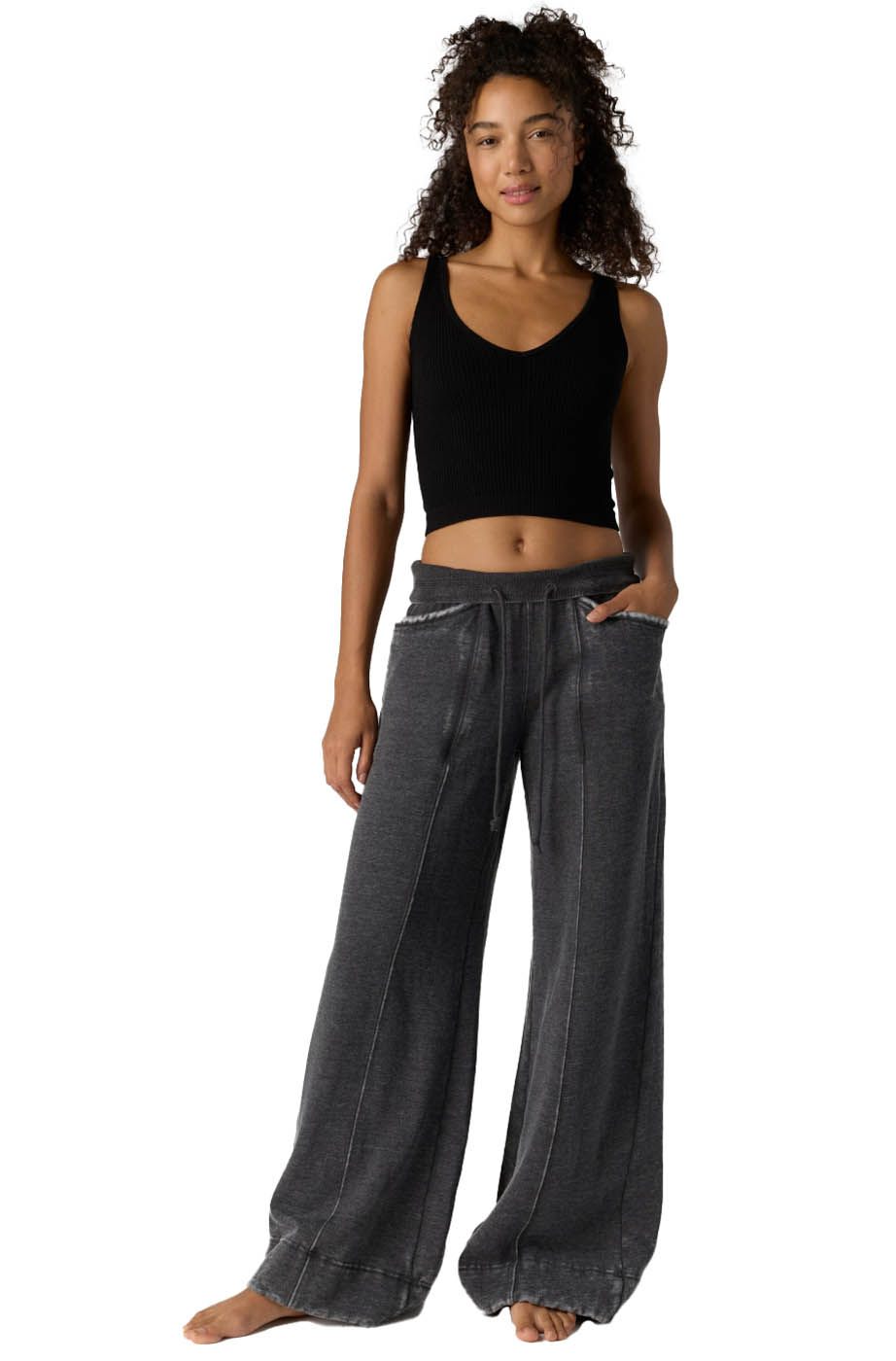 Free People Pants Women's Slow It Down Wide Leg