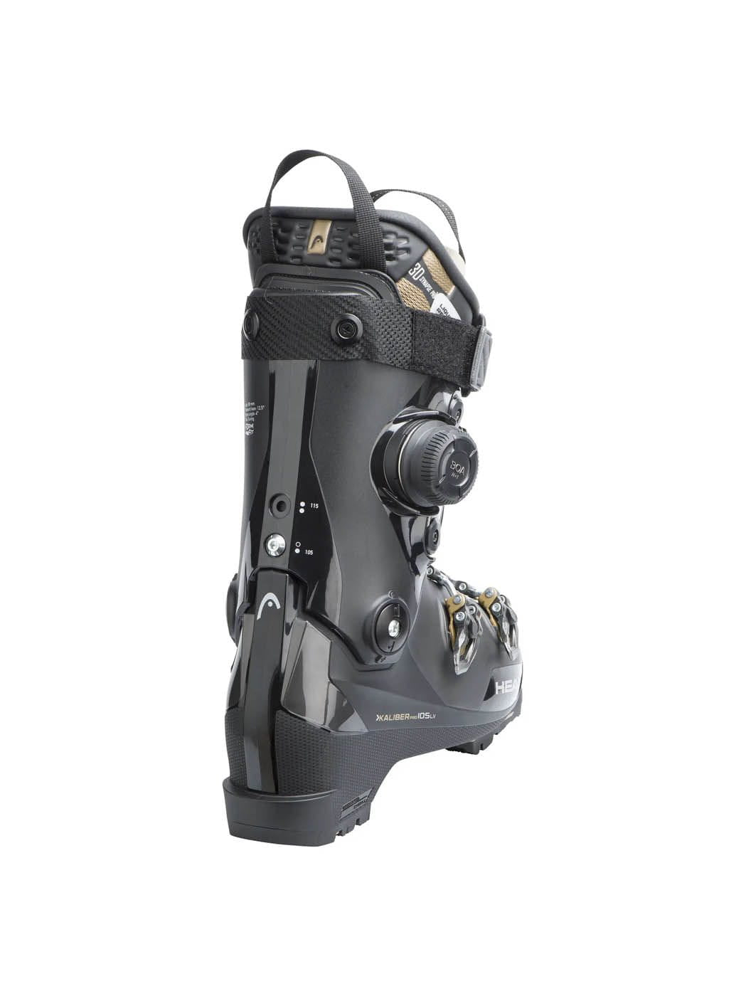 Women's Kaliber Pro 105 LV GW Boa Black-Gold Head