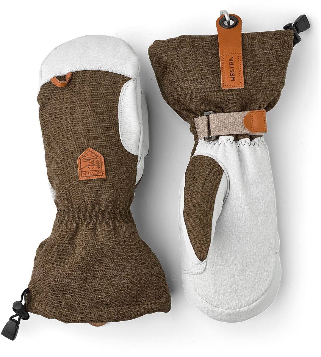 Men's Army Leather Patrol Gauntlet Mitt Hestra