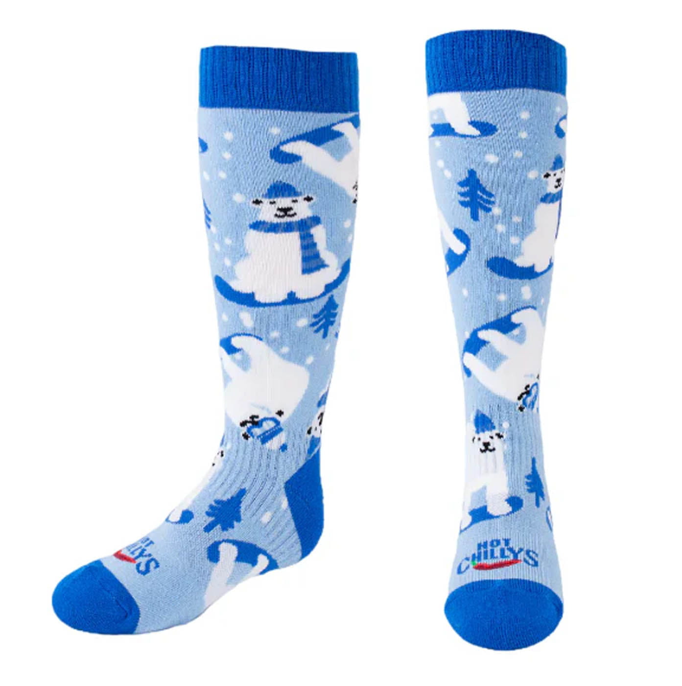 Hot Chilly Ski Socks Kids' Youth Bears Mid Volume Sock