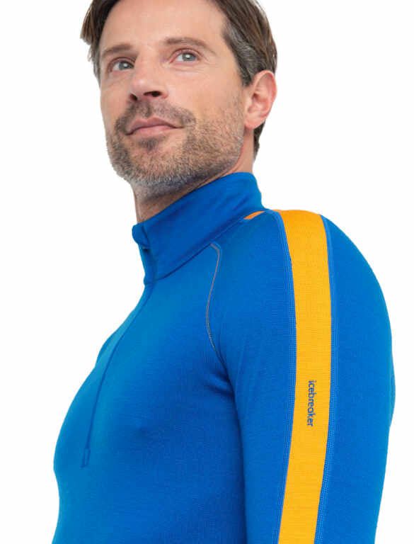 Icebreaker CLOTHING - Men - Baselayer - Top Icebreaker *23W*  Men 260 ZoneKnit LS Half Zip