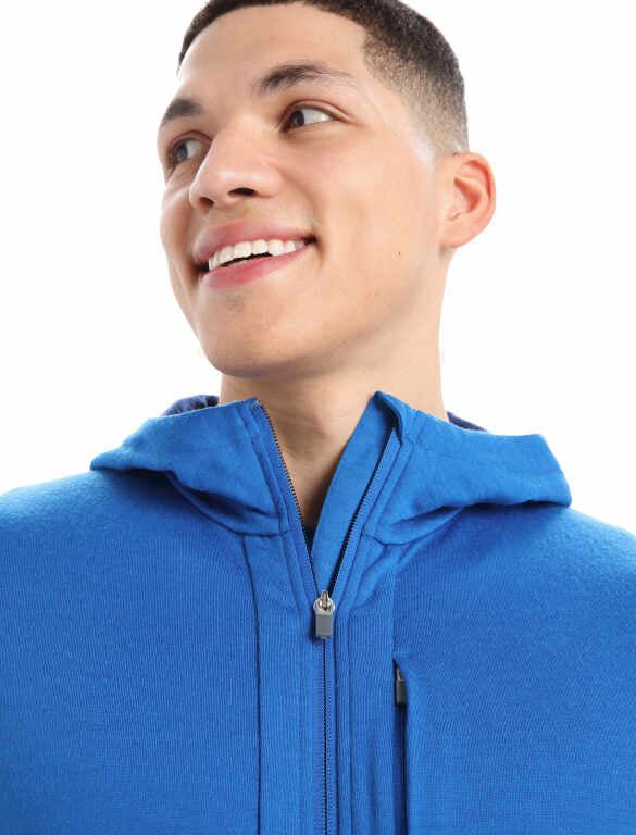 Icebreaker CLOTHING - Men - Apparel - Top Icebreaker *23W*  Men Quantum III LS Zip Hoodie
