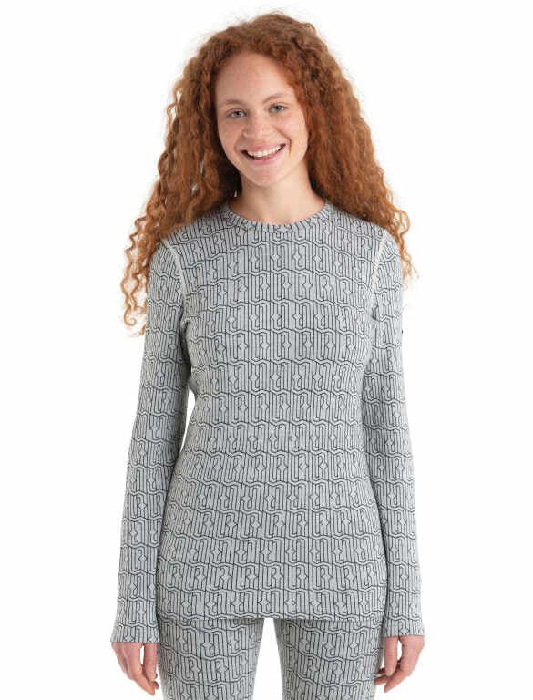 Icebreaker CLOTHING - Women - Baselayer - Top Icebreaker *23W*  Women Merino 260 Vertex LS Crewe Herenga