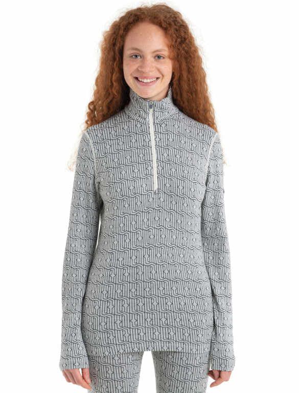 Icebreaker CLOTHING - Women - Baselayer - Top Icebreaker *23W*  Women Merino 260 Vertex LS Half Zip Herenga