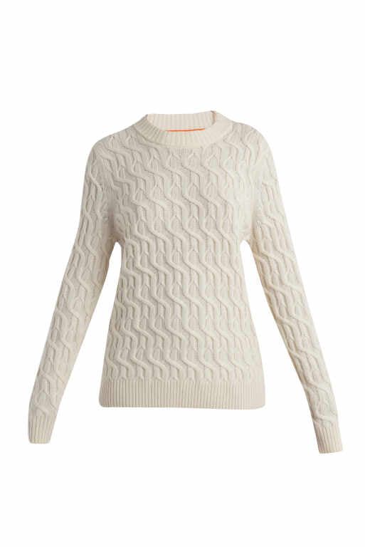 Icebreaker CLOTHING - Women - Apparel - Top Icebreaker *23W*  Women Merino Cable Knit Crewe Sweater