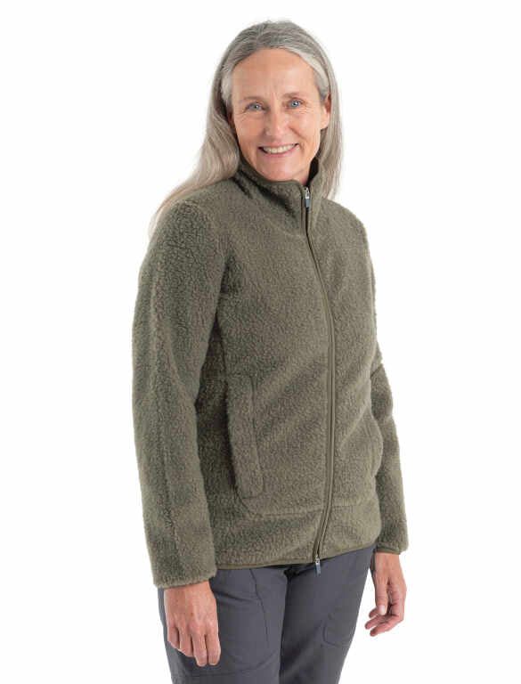 Icebreaker CLOTHING - Women - Apparel - Top Icebreaker *23W*  Women RealFleece High Pile LS Zip