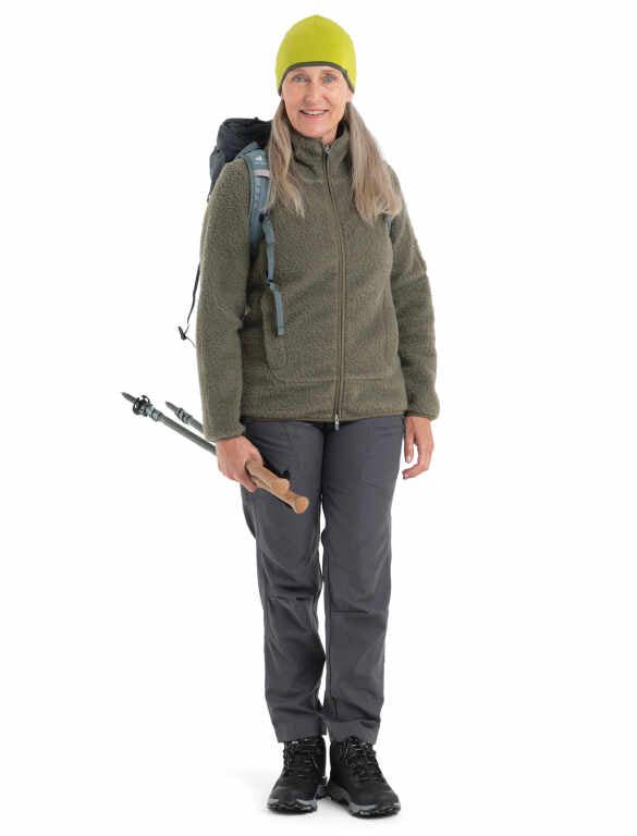 Icebreaker CLOTHING - Women - Apparel - Top Icebreaker *23W*  Women RealFleece High Pile LS Zip