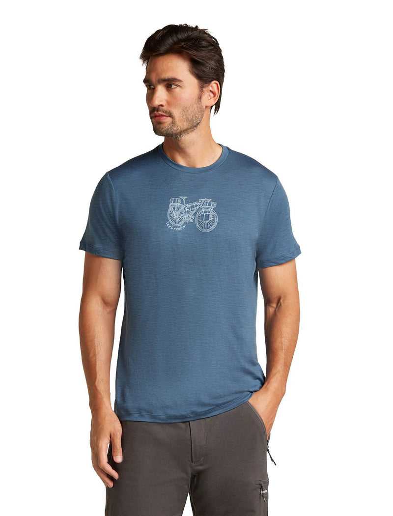 Men's Merino 150 Tech Lite Tee Adventure Ride Icebreaker