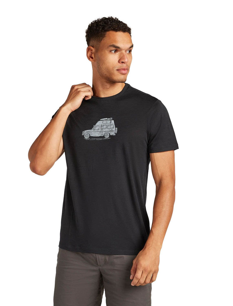 Icebreaker *25S*  Men Merino 150 Tech Lite SS Tee Cosy Camper Icebreaker