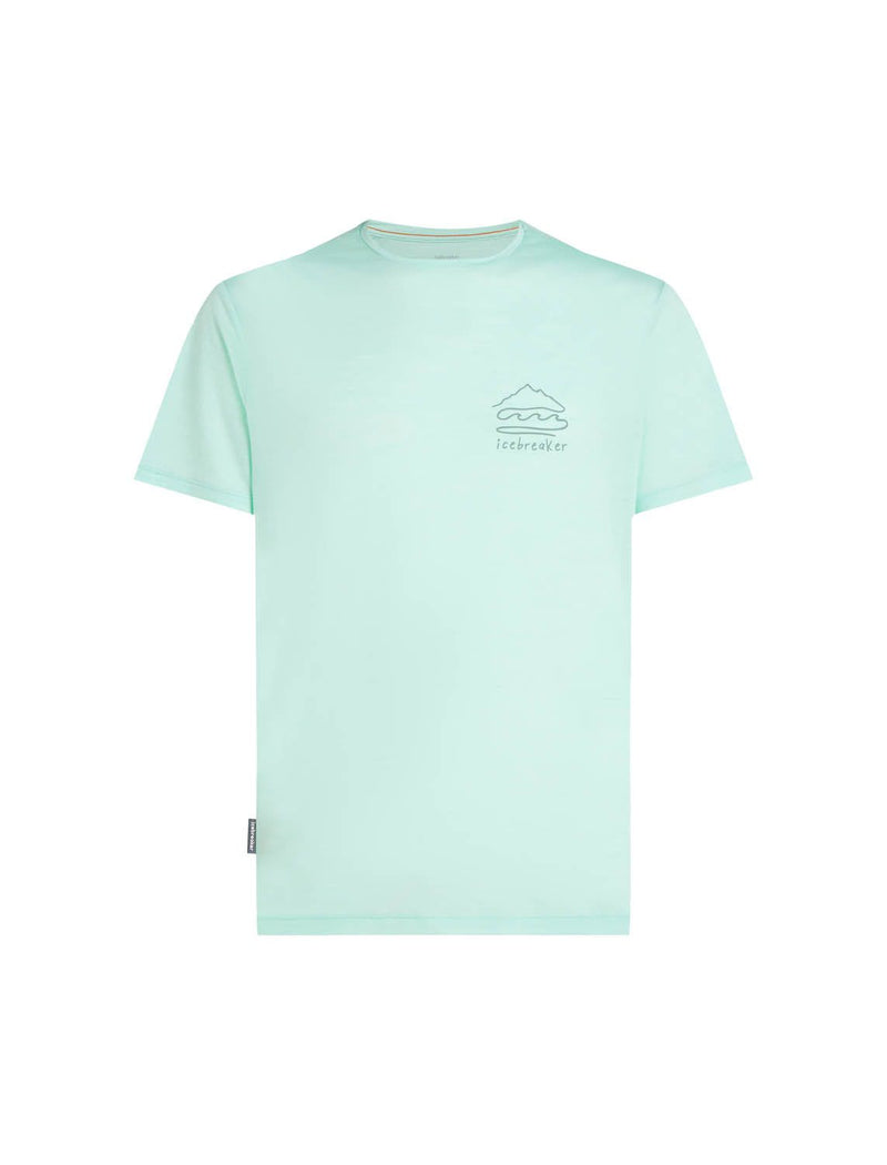 Men's Merino Blend 125 Cool-Lite Sphere Tee Explore More Icebreaker