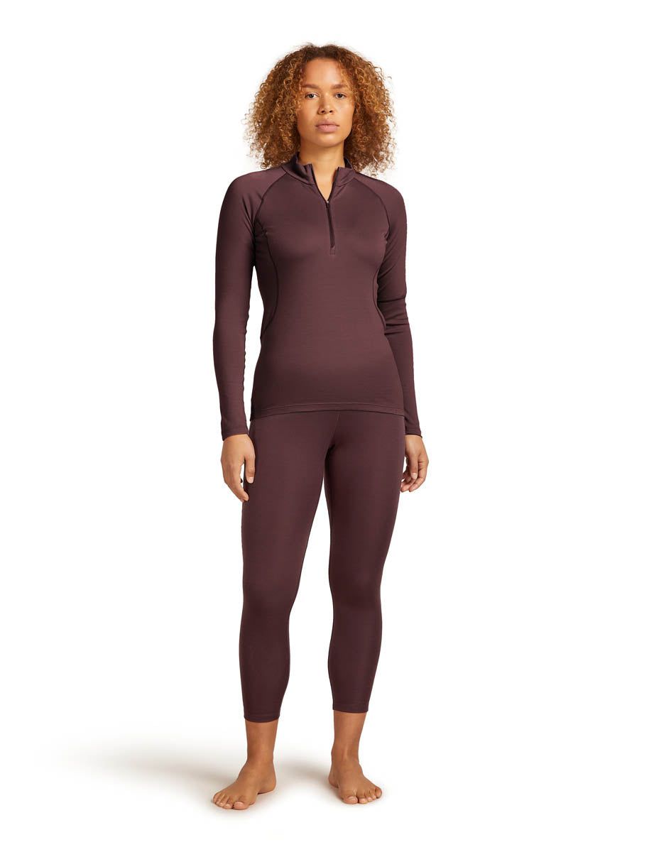 Women's 300 MerinoFine Polar Half Zip Icebreaker