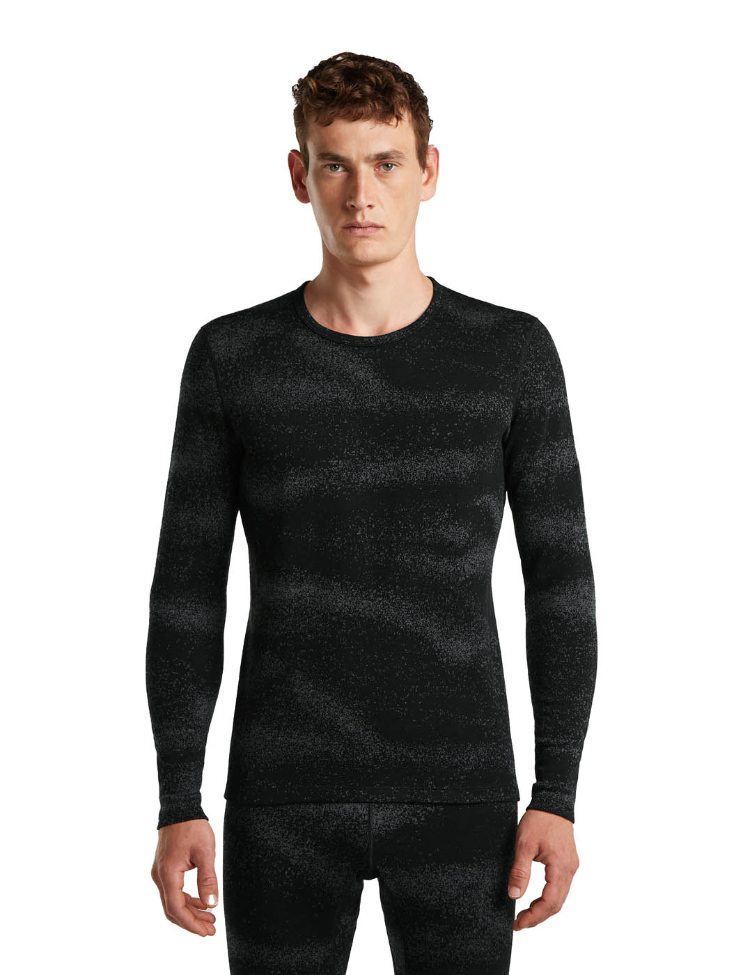 Icebreaker CLOTHING - Men - Baselayer - Top Icebreaker *26W*  Men Merino 260 Oasis Vertex LS Crewe Chillwave