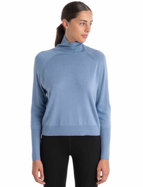 Icebreaker Sweater Women's MerinoFine Luxe High Neck Sweater