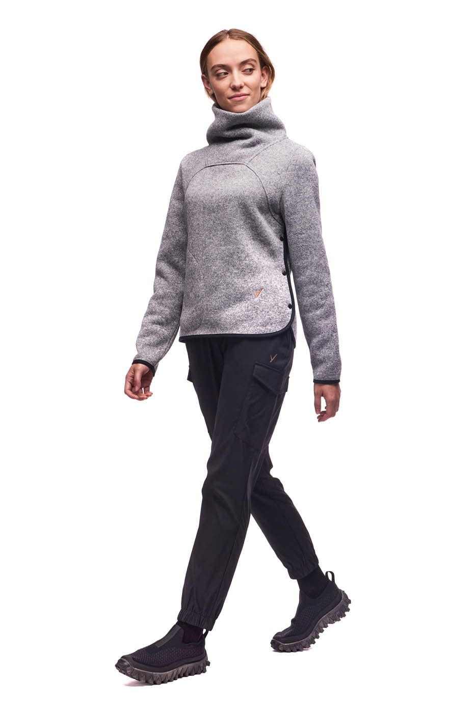 Indyeva CLOTHING - Women - Apparel - Top Indyeva *25W* Toga Sweater Uplcycled