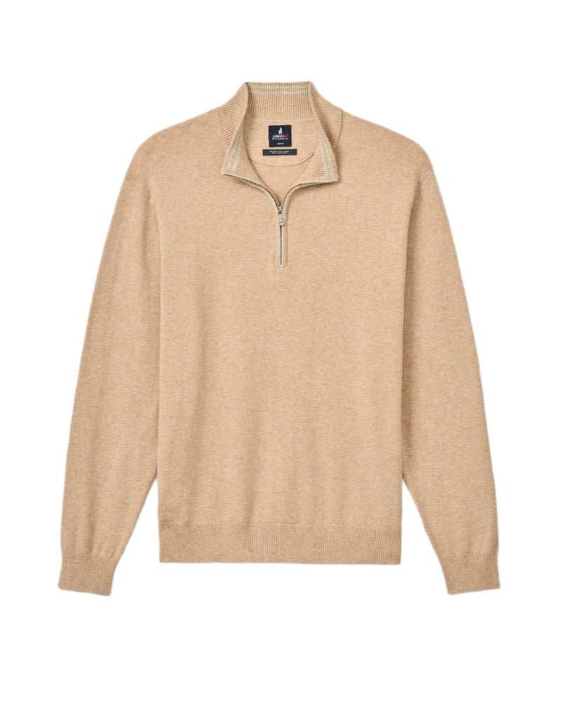 Men's Desmond Plaited Cotton Blend 1/4 Zip Sweater johnnie-O