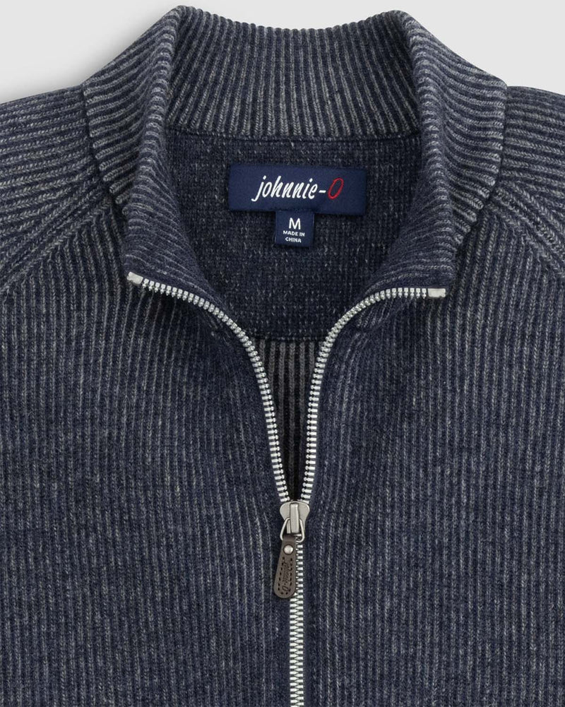 johnnie-O Full Zip Sweater Men's Hobson