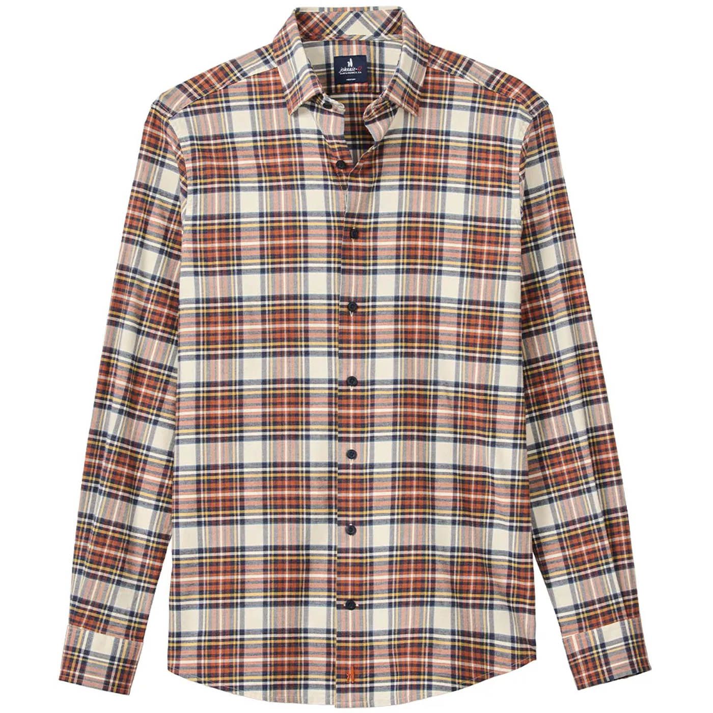 johnnie-O Button Down Men's Knick Long Sleeve Flannel Shirt