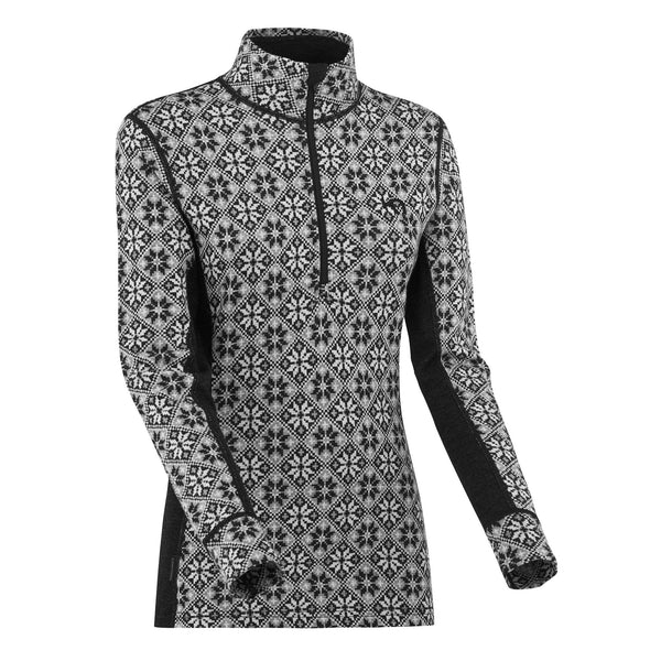 Kari Traa CLOTHING - Women - Baselayer - Top Kari Traa *23W*  Rose Half Zip Baselayer Top - 100% Merino Wool