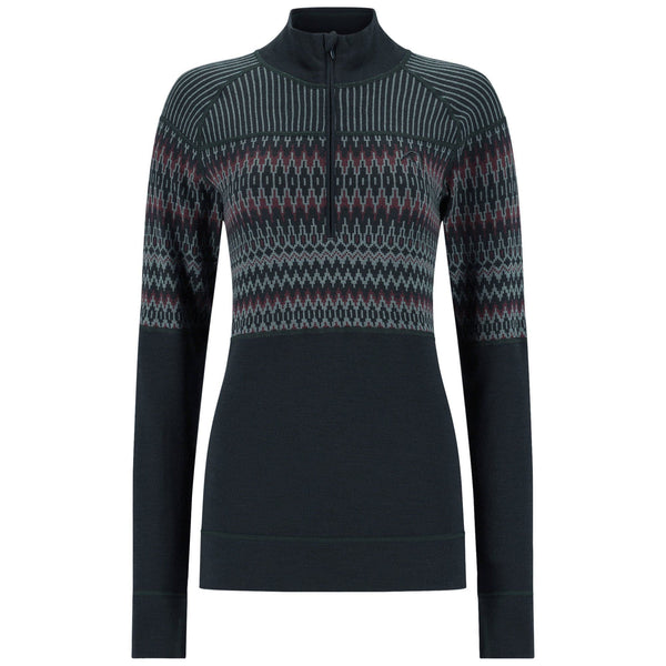 Kari Traa CLOTHING - Women - Baselayer - Top Kari Traa *23W*  Silja Half Zip Baselayer - 100% Merino Wool