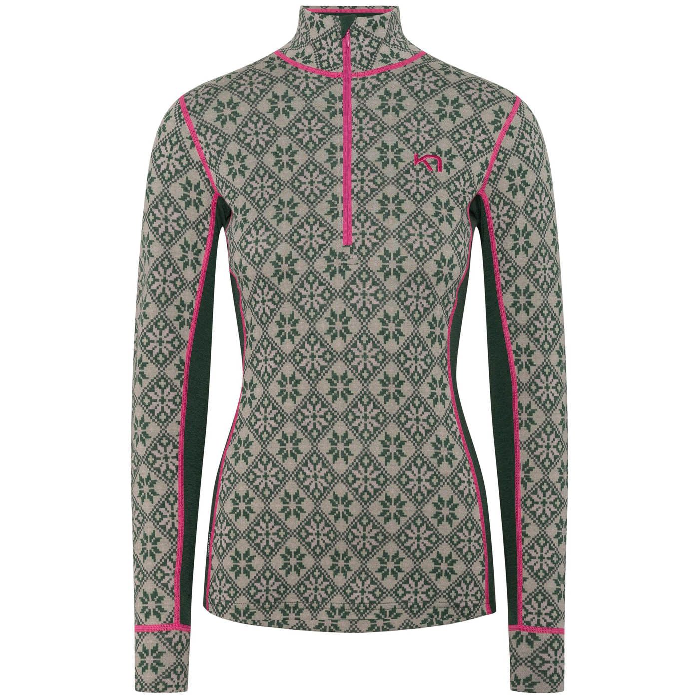 Women's Rose Half Zip Baselayer Top Kari Traa