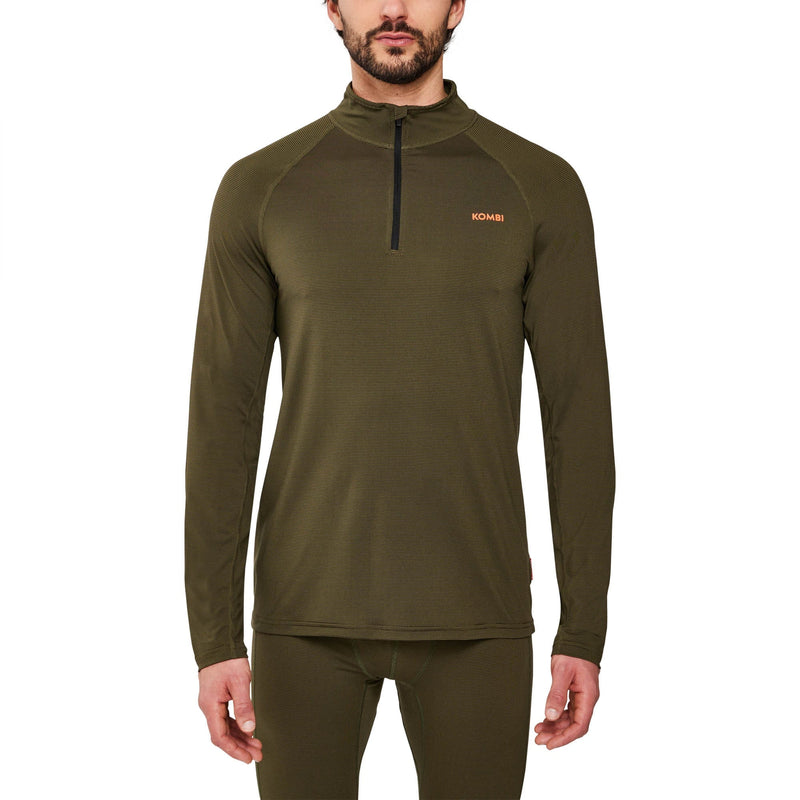 Kombi CLOTHING - Men - Baselayer - Top Kombi *23W*  Redheat Active Zip Top Men