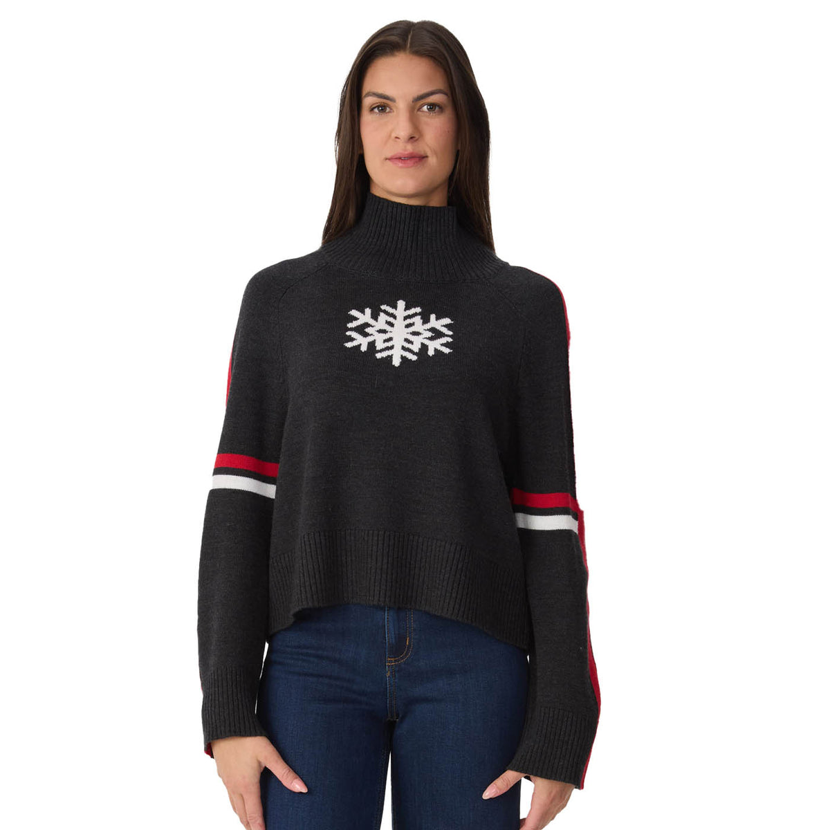Krimson Klover CLOTHING - Women - Apparel - Top Krimson Klover *26W* Wren Snowflake Mock Neck