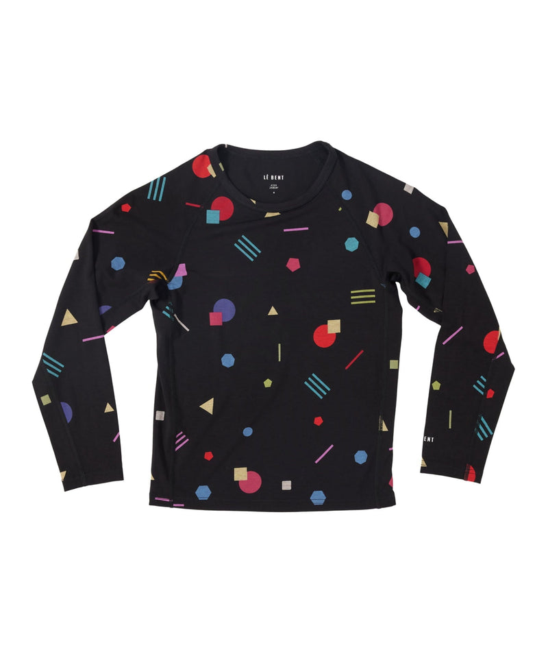 LE BENT CLOTHING - Kids - Baselayer - Top LE BENT *23W*  Kids Confetti Midweight Raglan