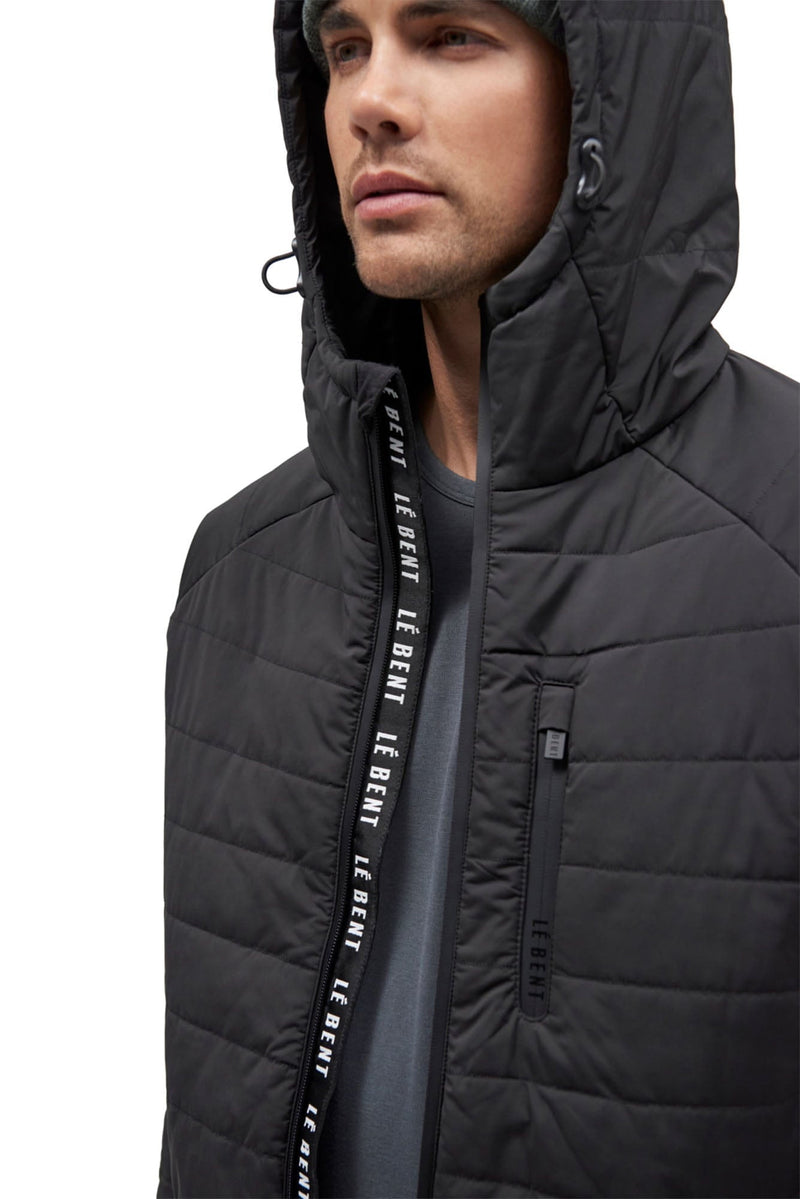 LE BENT CLOTHING - Men - Apparel - Top LE BENT *23W*  Mens Pramecou Wool Insulated Hooded Jacket
