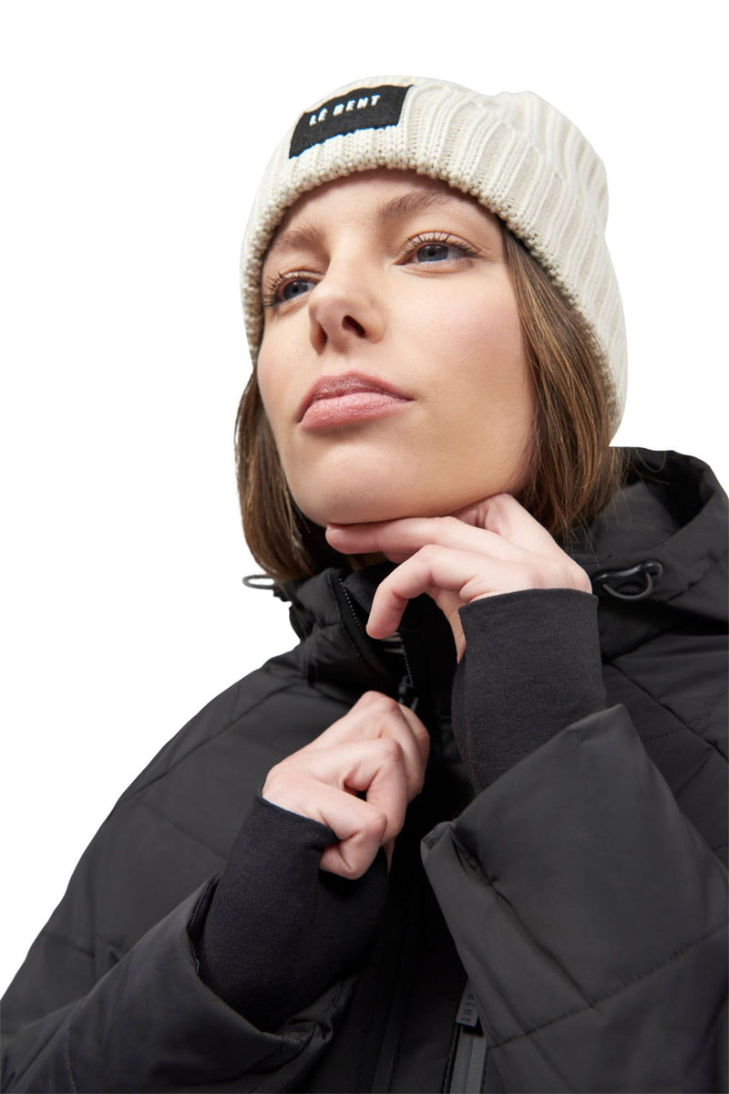 LE BENT CLOTHING - Women - Apparel - Top LE BENT *23W*  Womens Genepi Wool Insulated Hooded Jacket